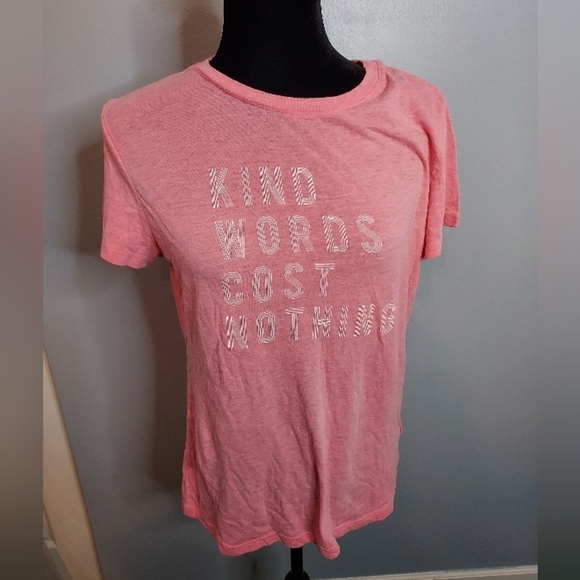 Free State Short Sleeve T-Shirt (Kind Words Cost Nothing) Size XL Juniors - Picture 2 of 6